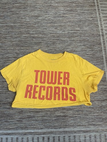 Authentic Tower Records crop top