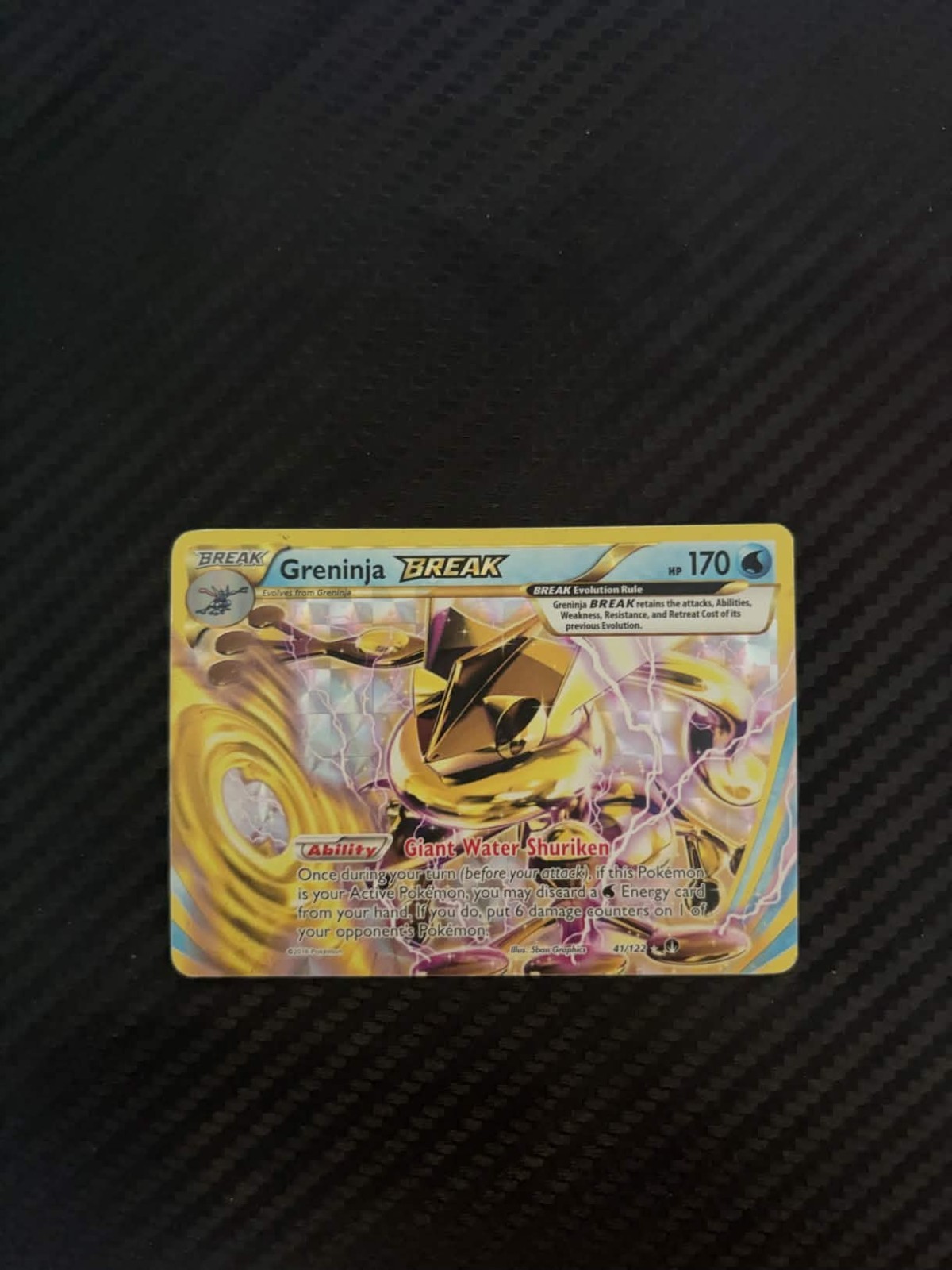 Pokemon TCG: Greninja Break 41/122 Rare XY Breakpoint 2016 - Lightly Played