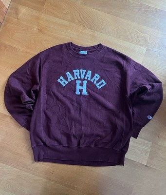Champion Reverse Weave Harvard University Sweater Vintage Sweatshirt Burgundy L