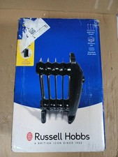 Russell Hobbs 650W Oil Filled Radiator 5 Fin Portable Electric Heater Black