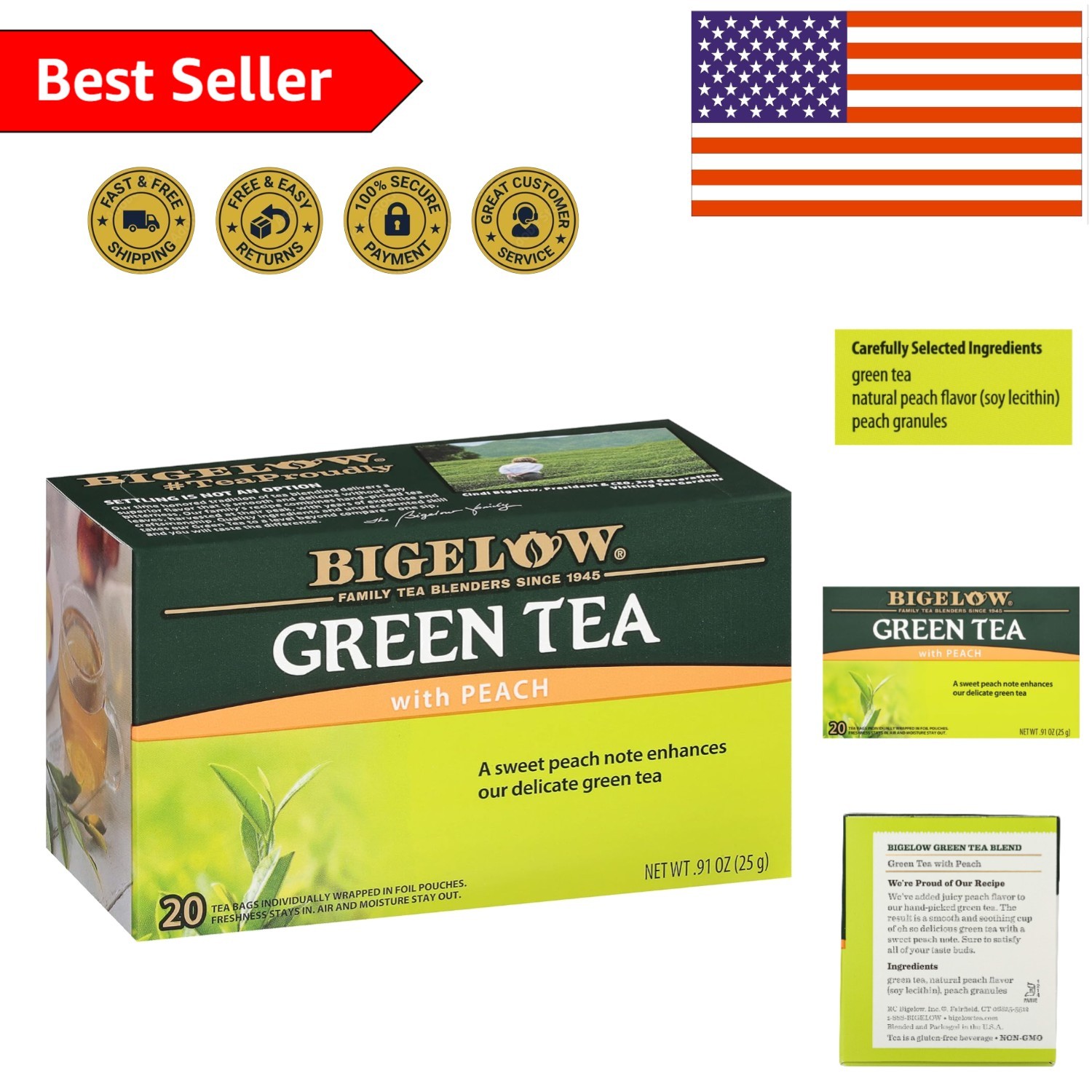 Bags - 20 Count From Bigelow, Perfect For Every Day