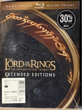 The Lord Of The Rings Trilogy Remastered Extended Editions Blu-Ray Brand NEW