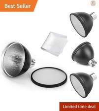 Aluminum 4.7 Reflector with Soft Diffuser for...