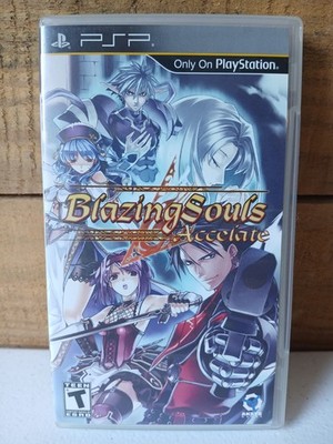 Blazing Souls: Accelate (Sony PSP, 2010) Complete Tested Near Mint