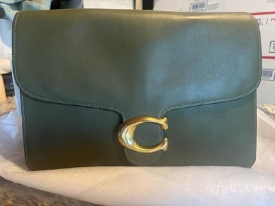 Coach Chain Tabby Shoulder HandBag 30 Purse 11''x3.5''x8'' Olive