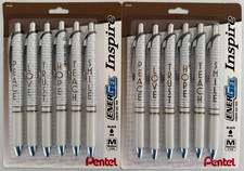 Lot of 2 Pentel EnerGel Inspire 6 Pack Black Gel Pens 0.7mm New 12 Pens Total