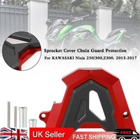 Kettenrad-Abdeckung Kettenschutz FüR Kawasaki Ninja 250 300 Z300 2013-17 Rot UK