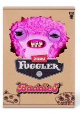 Zuru Fuggler Baddies Lord Long Ears Pink Funny Ugly Monster Plush Toy Brand NEW