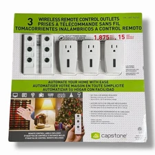 Capstone 962763 Wireless Remote Controlled Outlet