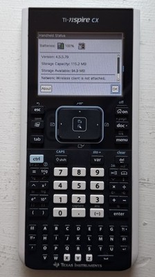 Texas Instruments TI-Nspire CX Graphing Calculator, No Cover TESTED