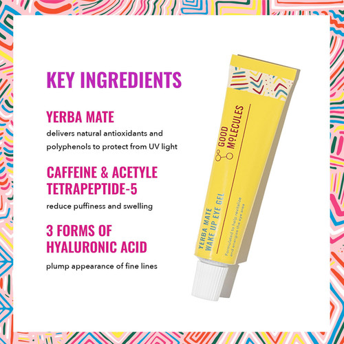Good Molecules Yerba Mate Wake Up Eye Gel - Yerba Mate Hyaluronsäure und Ca... - Bild 2 von 5
