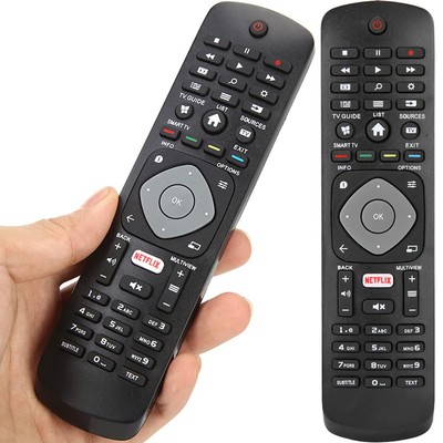 Fernbedienung für Philips TV mit Netflix Taste, Smart TV, TV-Fernbedienungser...