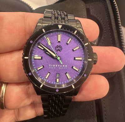 Henry Archer - Tidevand Meteorite - Cosmic Purple DLC Automatic with Bracelet
