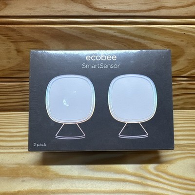 ecobee SmartSensor Room Temperature Sensors - White, Pack of 2 (EB-RSHM2PK-01)