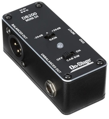 On-Stage Stands DB200 Active Mini DI Box