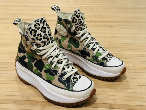 Converse Run Star Hike Platform Hightop stampa ghepardo e mimetica da donna taglia 8,5 - Foto 3 di 12