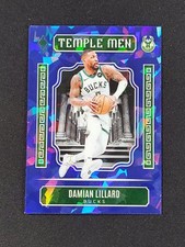 2023-24 Panini Phoenix #5 Damian Lillard Temple Men Phoenix Blue Ice