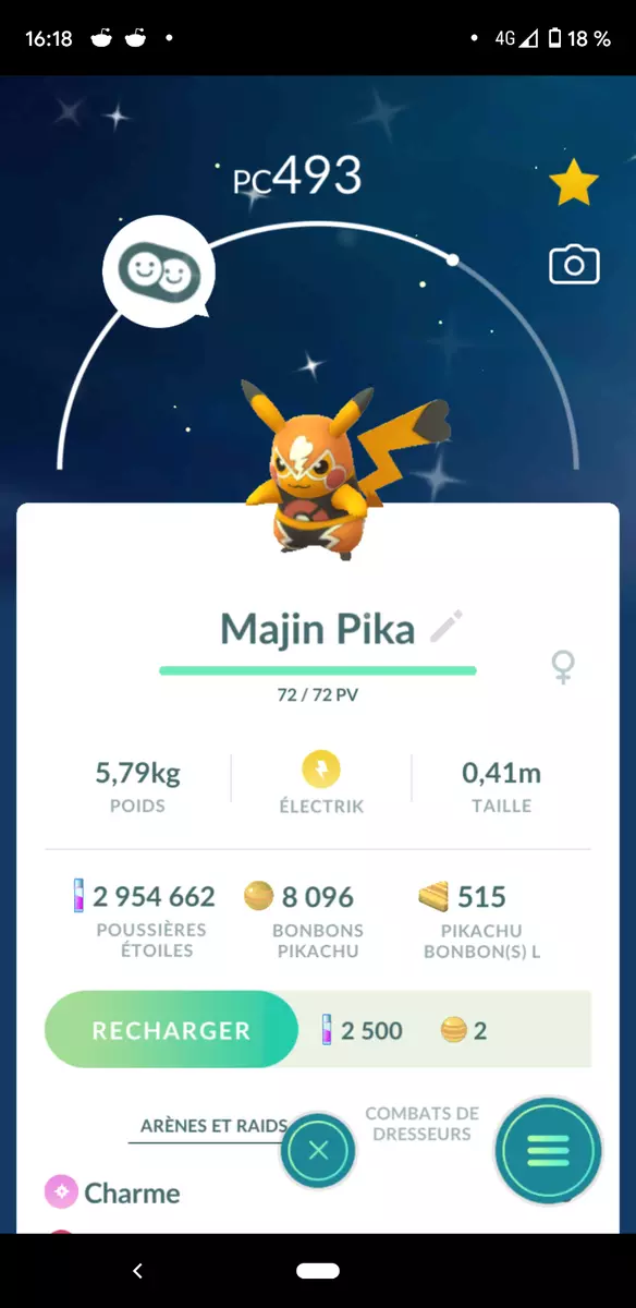 Shiny Pikachu Libre Pokemon Trade Go