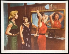 FLESH AND THE WOMAN Original Movie Lobby Card Poster Sexy Gina Lollobrigida