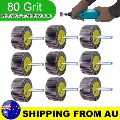 10/20X Sanding Flap Wheel Sand Paper For Dremel Die Grinder Drill