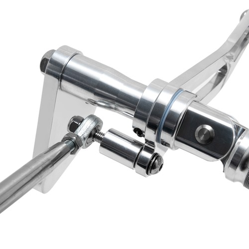 Billet Forward Controls for Harley Dyna Street Bob Low Rider Super Glide 2000-17 - Picture 16 of 24