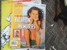 Creating Keepsakes Scrapbook magazine - Big idea book of vacation memories