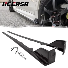 HECASA Side Skirts For 15-21 Subaru WRX STI 4-Dr ST-Style Rocker Panels Body Kit