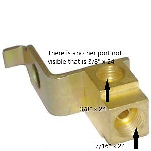 1965-66 Corvette Front Left Brake Line Junction Block - Picture 1 of 2