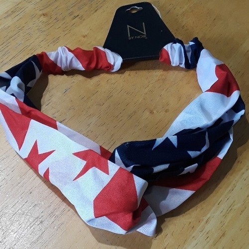 N by Noir Patriotic Bandana Headband New