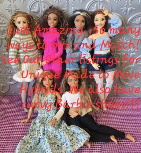 Barbie Curvy Realistic Clothes Made to Move Hybrids~ NO DOLLS #6 Outfit +Bonus - Picture 24 of 24