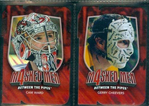 2011-12 BETWEEN THE PIPES MASKED MEN IV RUBY DIE CUTS NHL HOCKEY CARD SEE LIST - Picture 94 of 95