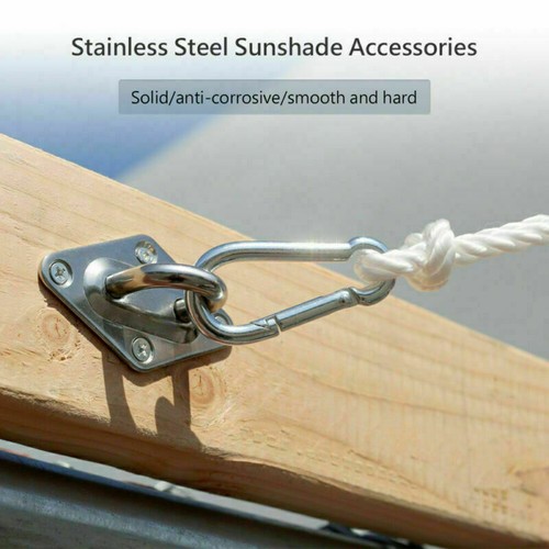 Kit de hardware de vela de sombra de 6 8"" para instalación de vela triángulo rectángulo sombrilla solar - Imagen 3 de 26