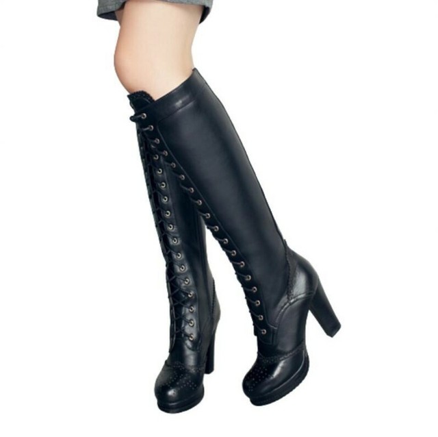 women's valencia block heel boot