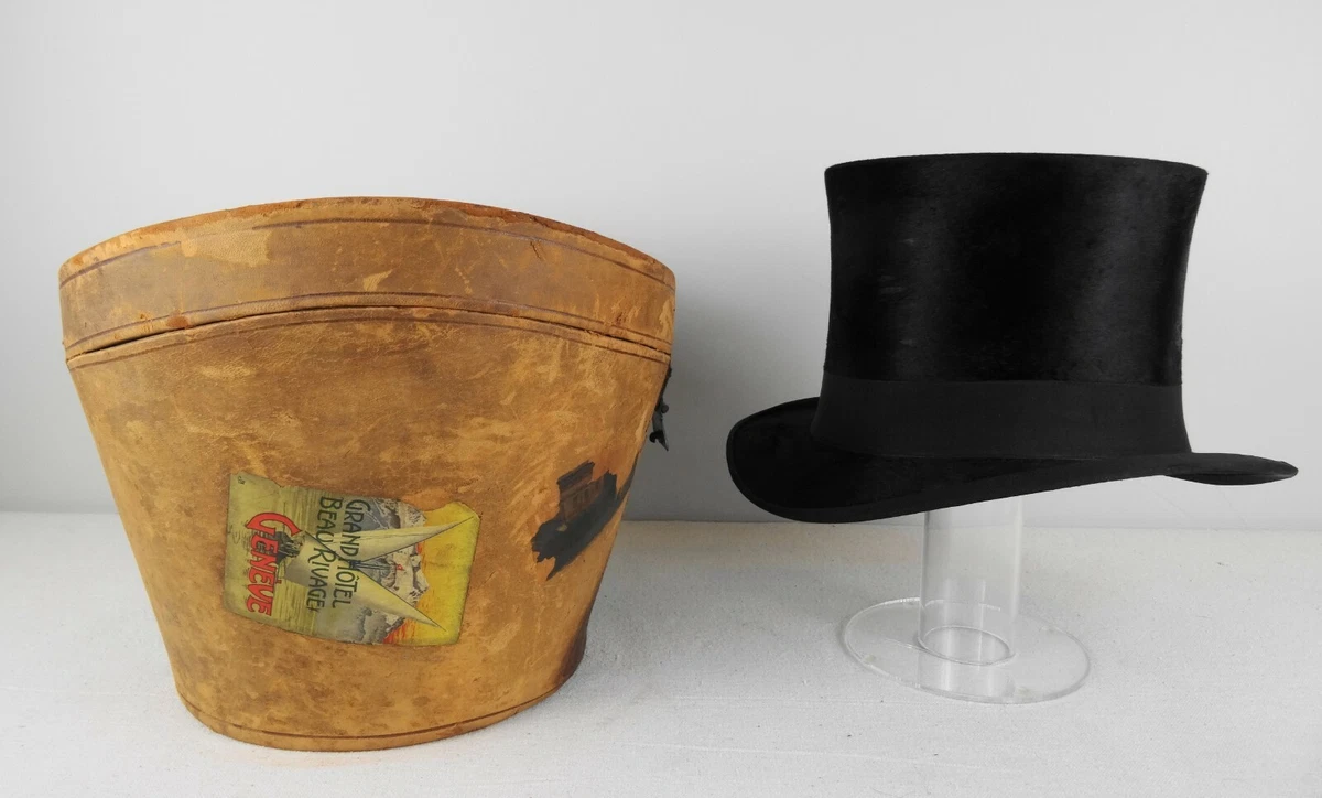 antique vintage hat box