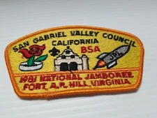 1981 San Gabriel Valley COUNCIL Cal Boy Scout National Jamboree BSA JSP/CSP JPL