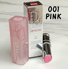 DIOR Addict Lip Glow Color Reviver BALM - 001 PINK - Full Size - NEW In Box