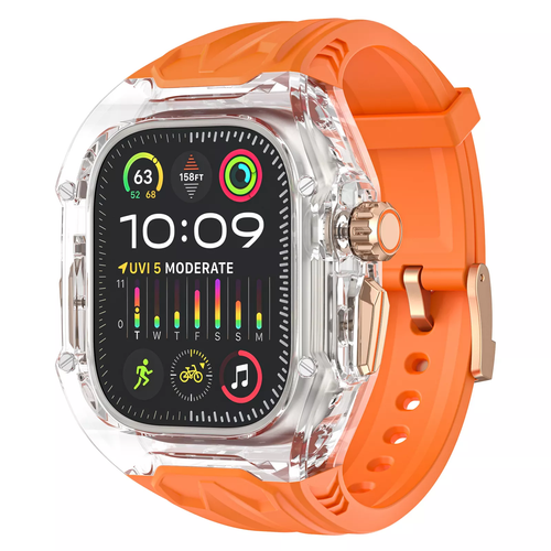 For Apple Watch 10/9/8/7/6/5/4 Ultra iWatch Band Strap TPU + PC Case 40/45/49mm - Zdjęcie 11 z 18