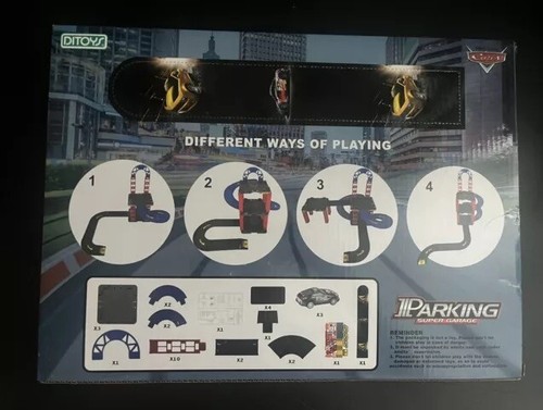 Disney Pixar Cars Parking Super Garage Car Play Set 43 Pieces Kids Activity - Picture 2 of 3