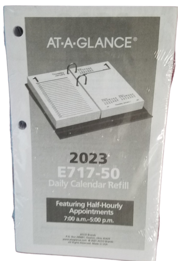 2023 Daily Office Desk Calendar Refill AT-A-GLANCE 3-1/2" x 6"  Loose Leaf E71750 38576778634 | eBay