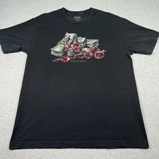 DGK Shirt Adult Large Black Love of Money Streetware Skateboard Outdoors Mens