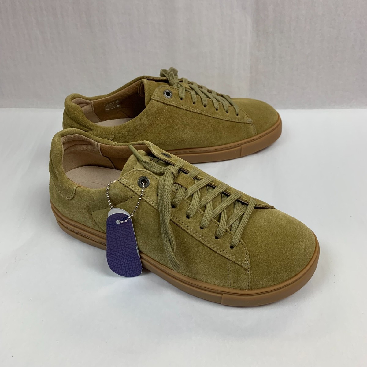 NEW Birkenstock Bend Low Suede Leather Khaki, Regular Fit EU 42, US L 11, US M 9 Birkenstock Bend Low Suede Leather Women main image 4