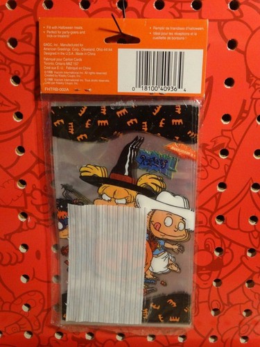 Bolsas de tratamiento de Halloween Rugrats 1998 vintage Tommy Angelica y Chucky 20 quilates - Imagen 3 de 5