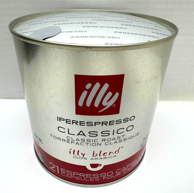 21 single serve Espresso Arabica Coffee Classico Roast illy Blend Capsules READ