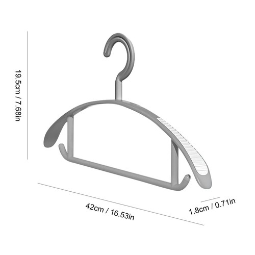 10pcs Thicken Plastic Hangers Coat Suit Garment Jacket Wardrobe Clothes Hanger - Picture 4 of 13