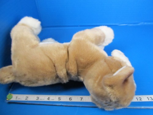 Bearington Collection Tug the Bulldog Puppy Plush Stuffed Animal Realistic 12" - Picture 7 of 7