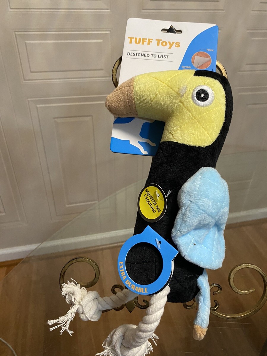 Jmle Tuff Toys Designed To Last Tender-Tuffs, Tucán 10”Squeaker | eBay