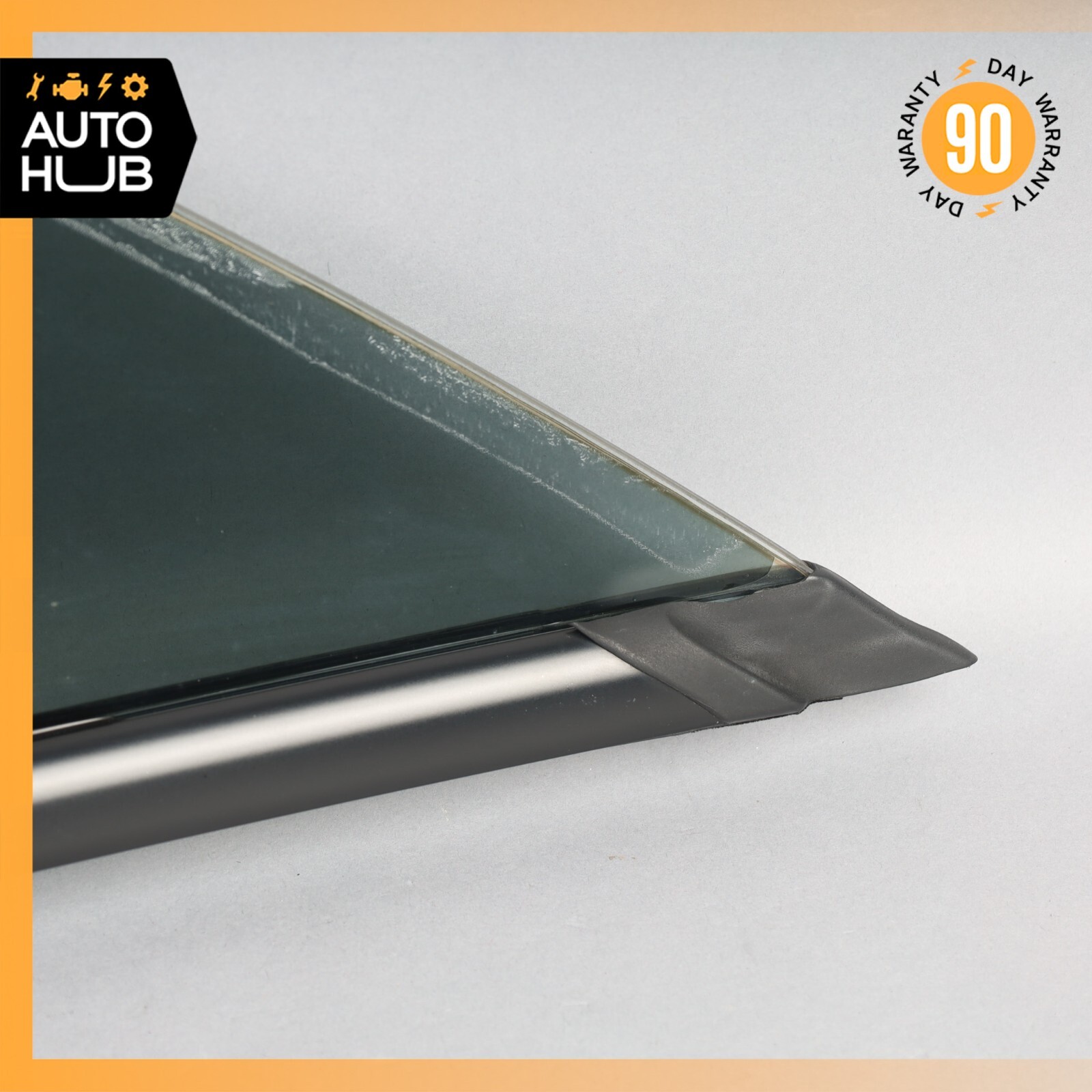 03-10 Bentley Continental GT Coupe Front Right Side Door Vent Window Glass OEM
