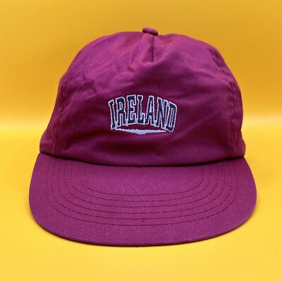 Vintage Beechfield Ireland Kid s Hat Cap Adjustable Upcycled