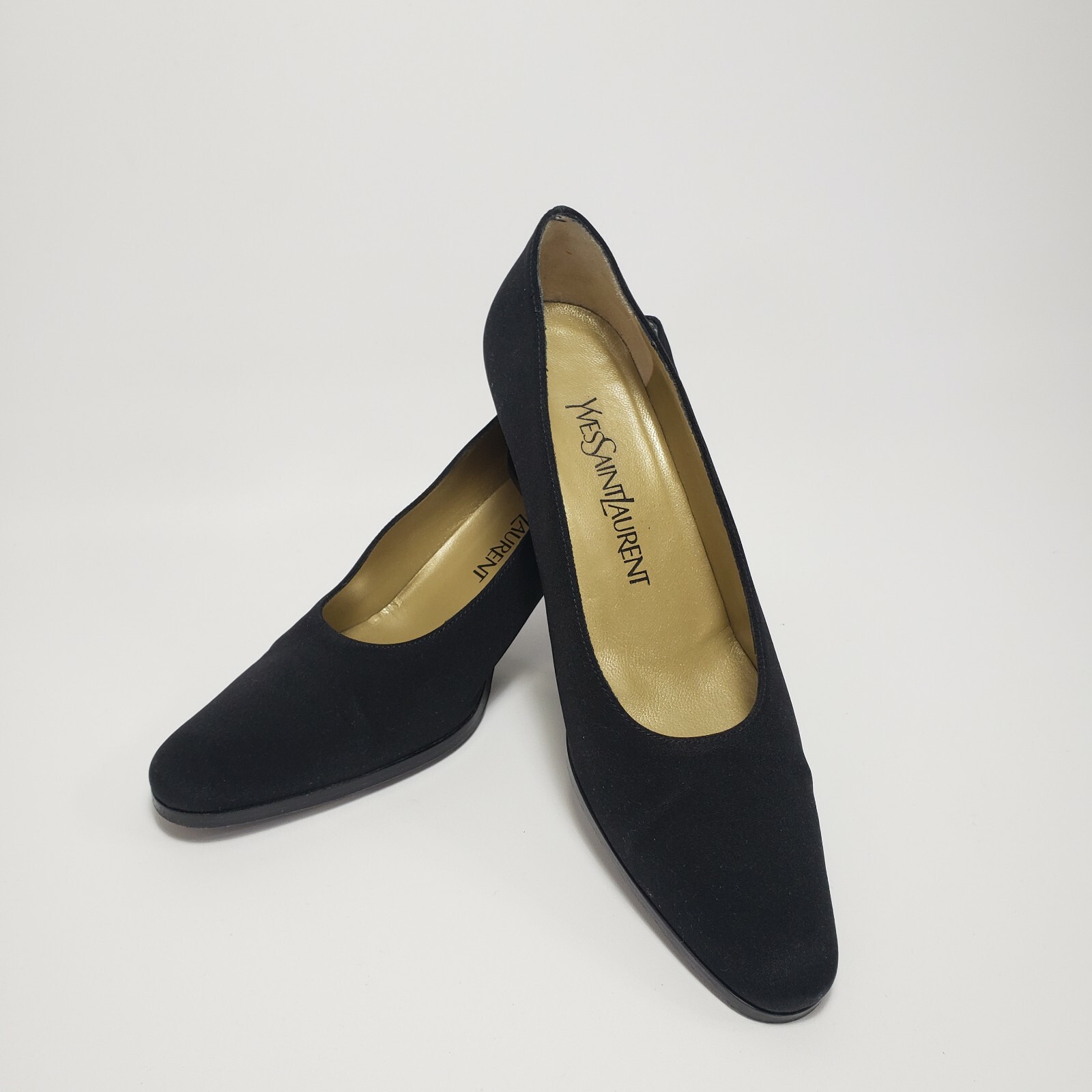 Scarpe decolte sintetiche nere da donna Yves Saint Laurent taglia 7M