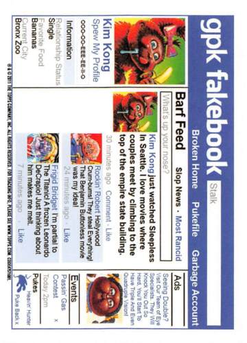 GARBAGE PAIL KIDS 2011 FLASHBACK SERIES 2 PICK-A-CARD YELLOW BASE STICKERS TOPPS - Picture 41 of 321